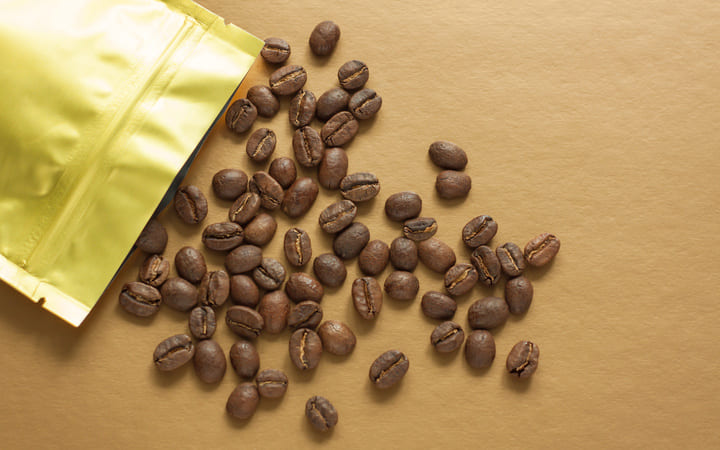 Flexible Verpackung für Kaffee